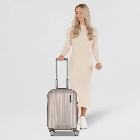 Polestream Moonrock 4 wheels Cabin trolley 55 cm with expansion pleat