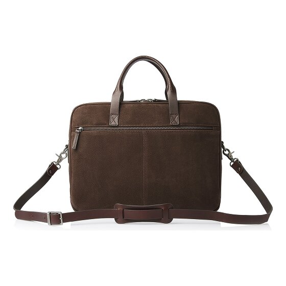 Castelijn & Beerens Nubuck Briefcase Genuine Leather 41 cm Laptop compartment