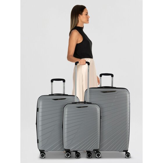 Benzi 5808 4 wheels Suitcase set 3-piece with expansion pleat