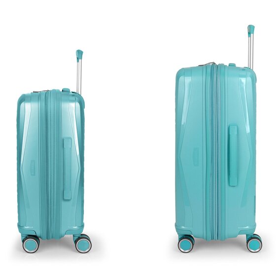 Gabol Queens 4 wheels Suitcase set 2-piece with expansion pleat