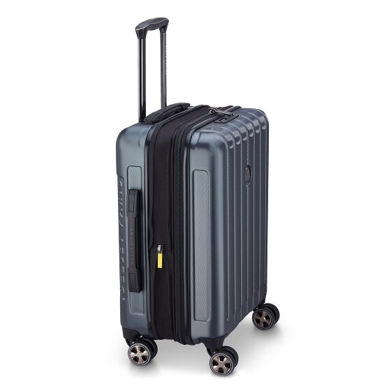 Delsey Paris Longitude 4 wheels Cabin trolley 55 cm with expansion pleat