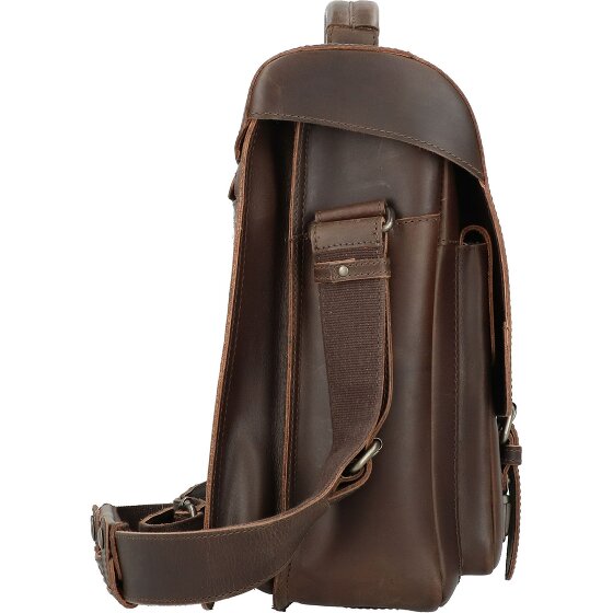 aunts & uncles Hunter Finn briefcase leather 40 cm laptop compartment