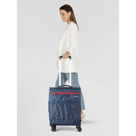 Benzi 5825 4 wheels Cabin trolley 55 cm with expansion pleat