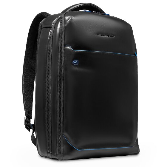 Piquadro Blue Square Daypack Leather 42 cm Laptop compartment