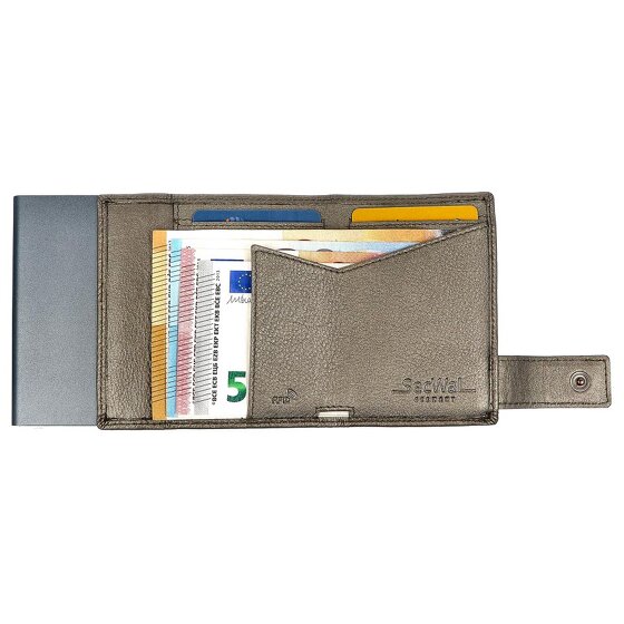 SecWal Credit card holder wallet RFID leather 9.5 cm