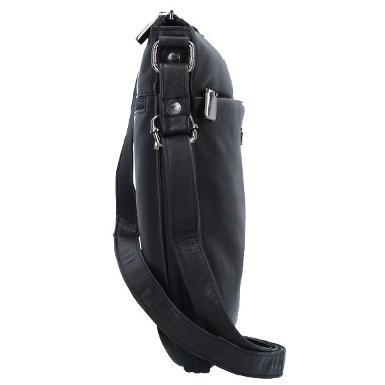 Greenland Nature Black Nappa Shoulder bag Leather 29 cm