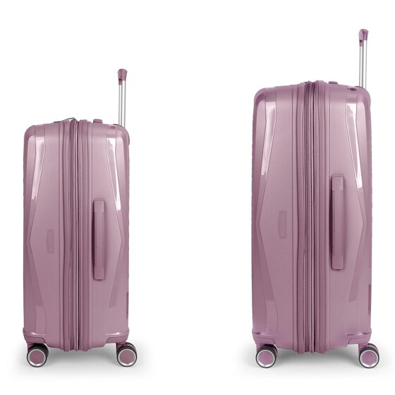 Gabol Queens 4 wheels Suitcase set 2-piece with expansion pleat