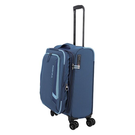 Travelite Corsiica 4 wheels Cabin trolley S 55 cm with expansion pleat