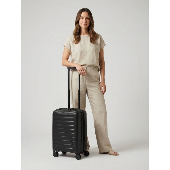 d&n Toronto 4 wheels Cabin trolley S 54 cm with expansion pleat