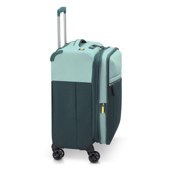 Delsey Paris Brochant 3 4 wheels Cabin trolley 55 cm with expansion pleat