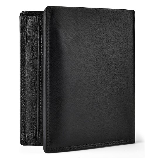 Bugatti Valencia Wallet RFID protection Genuine Leather 12 cm