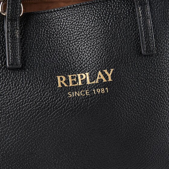 Replay Shopper Bag Genuine Leather 36 cm