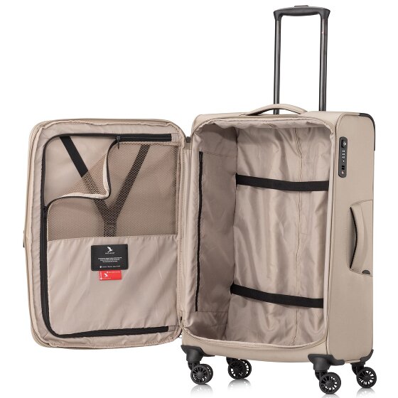 Pack Easy GoOn 4 wheels Trolley M 67 cm with expansion pleat