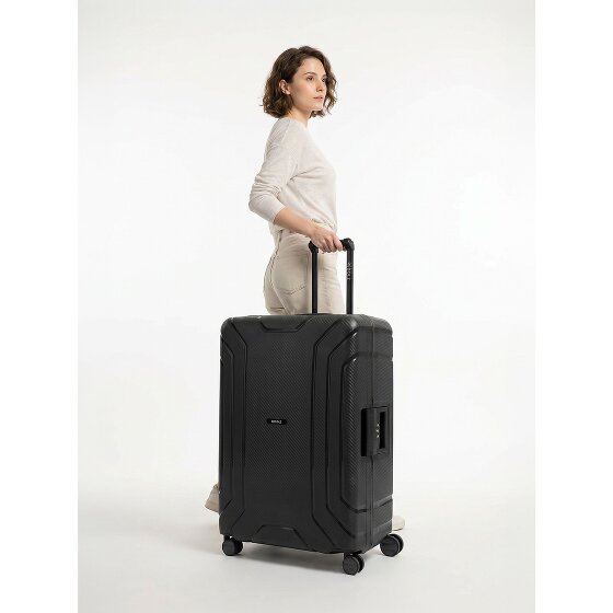 Redolz Essentials 15 4-wheel trolley 75 cm with three-point closure