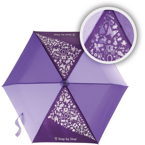 Step by Step Magic Rain Effect children pocket umbrella 22.5 cm