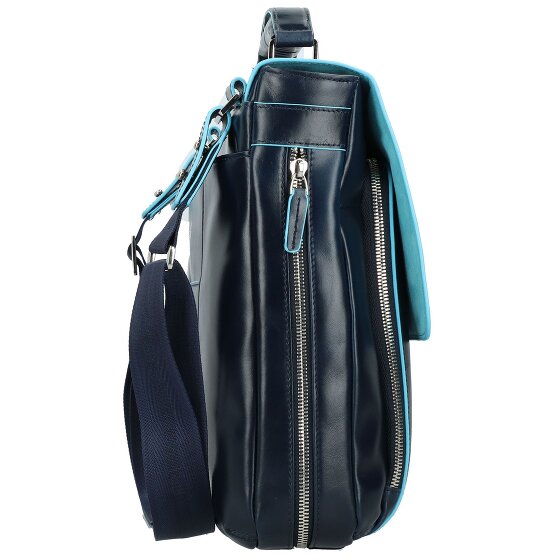 Piquadro Blue Square Briefcase II leather 40 cm laptop compartment