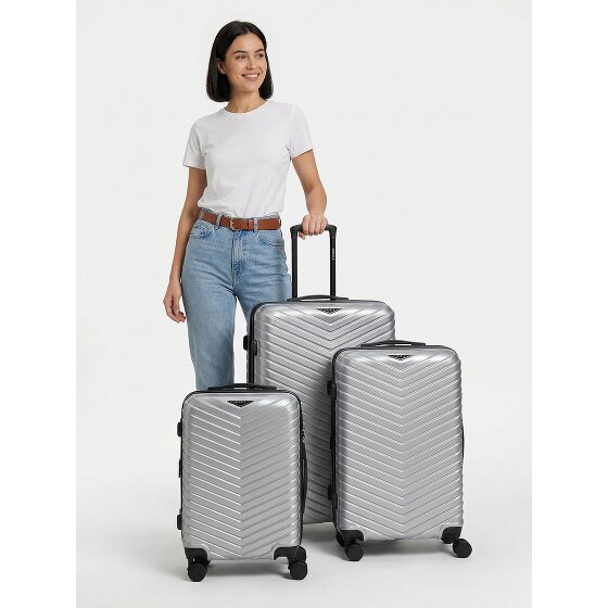 Redolz Essentials 18 2.0 4 wheels Suitcase set 3-piece Expandable