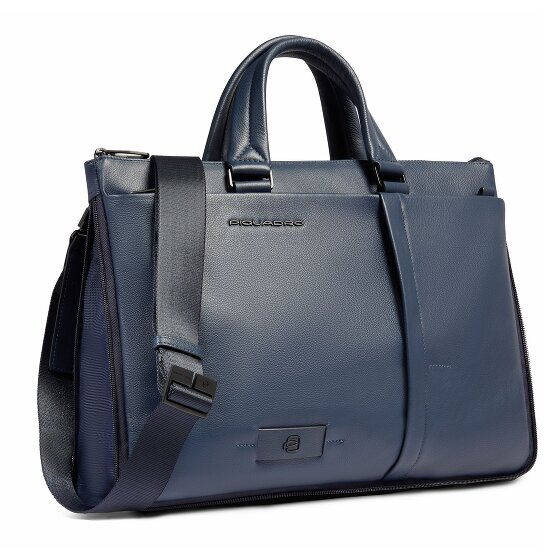 Piquadro Russel Briefcase RFID protection Leather 42 cm Laptop compartment