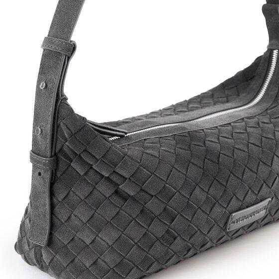 LES VISIONNAIRES Marie Shoulder Bag Genuine Leather 38 cm