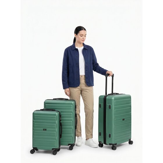 Redolz Essentials 08 3-SET 4 wheels Suitcase set 3-piece
