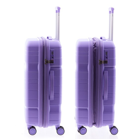 Gladiator 3800 4 wheels Trolley 67 cm with expansion pleat