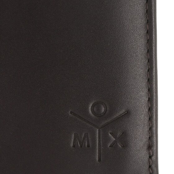 oxmox Leather Wallet RFID protection Genuine Leather 10 cm