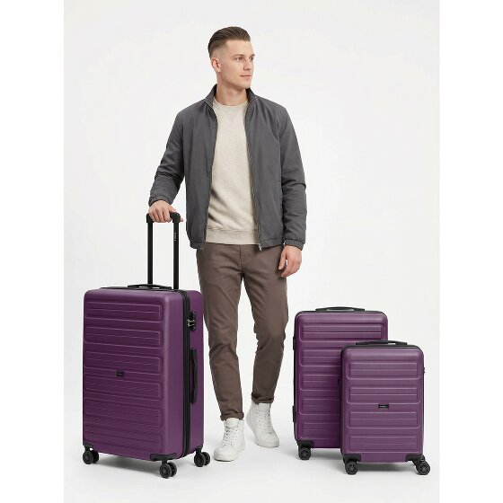 Redolz Essentials 08 3-SET 4 wheels Suitcase set 3-piece