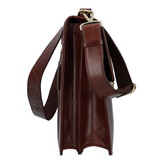 Leonhard Heyden Cambridge briefcase leather 40 cm laptop compartment