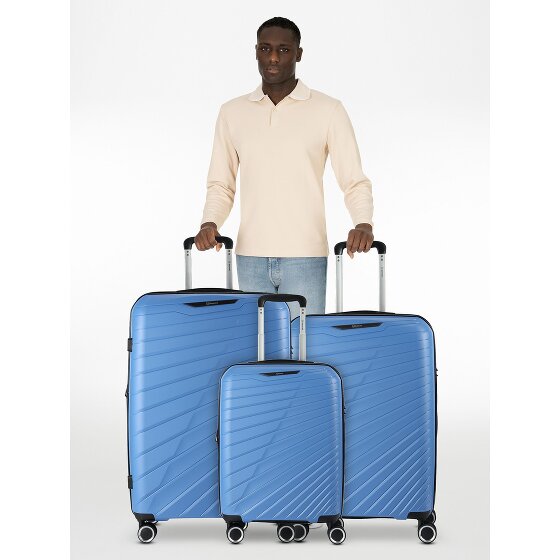 Benzi 5808 4 wheels Suitcase set 3-piece with expansion pleat