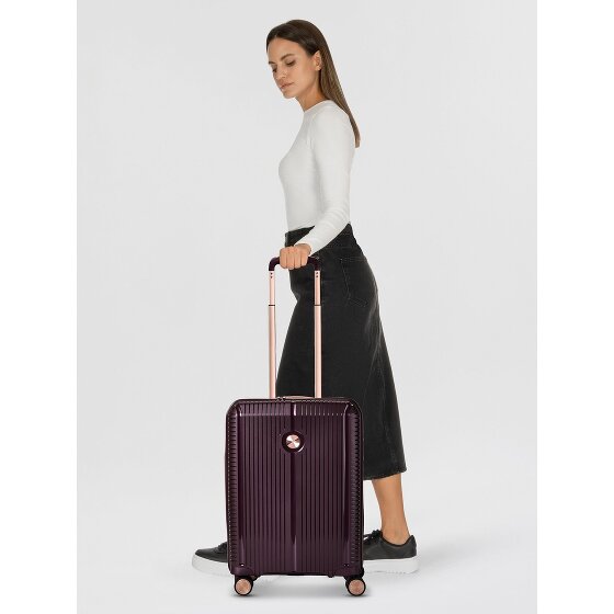 Polestream Paris 4 wheels Cabin trolley 55 cm with expansion pleat