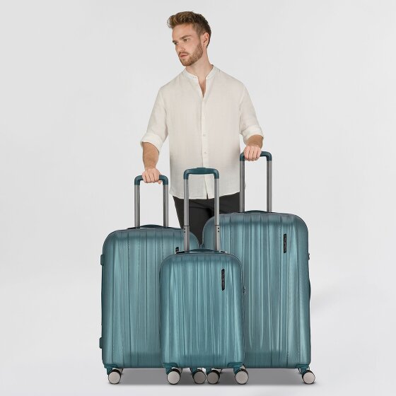 Polestream Moonrock 4 wheels Suitcase set 3-piece with expansion pleat