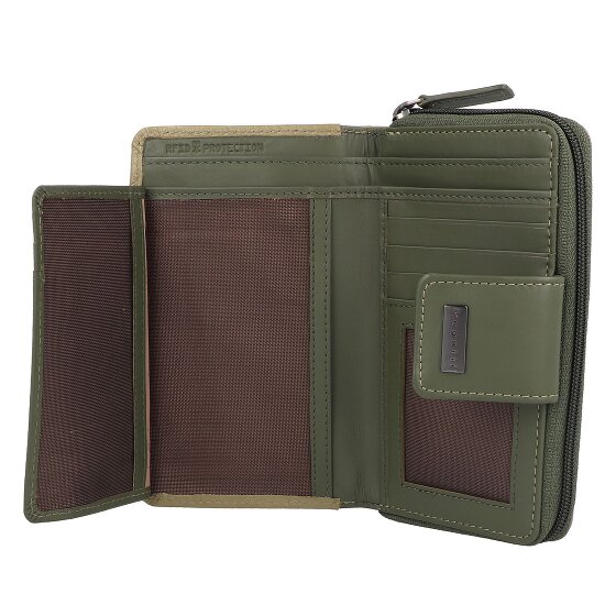 Bugatti Sina Wallet RFID protection Leather 16 cm