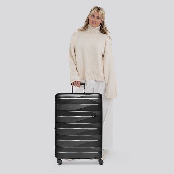Bergpfeil Travel 4-wheeled trolley L 75 cm with expansion fold