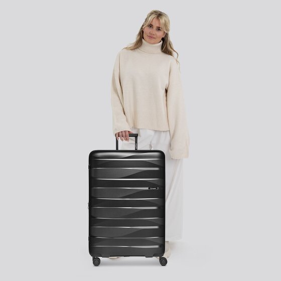 Bergpfeil Travel 4-wheeled trolley L 75 cm with expansion fold
