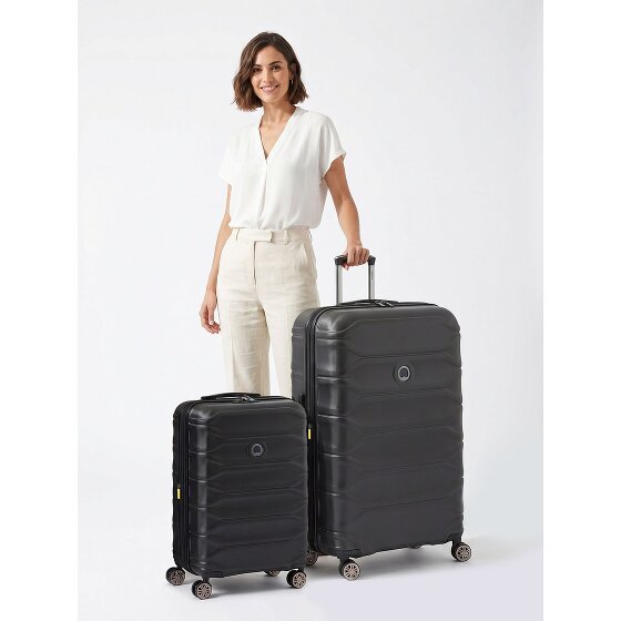 Delsey Paris Meteor 4-wheel Suitcase set S+L expandable gusset