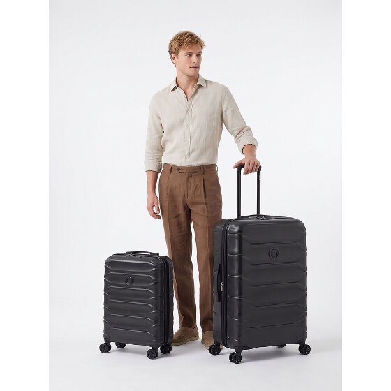 Delsey Paris Meteor 4-wheel Suitcase set S+L expandable gusset