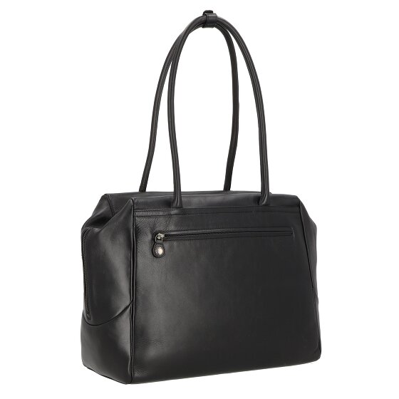 aunts & uncles Olive Shoulder Bag Leather 36 cm Laptop compartment