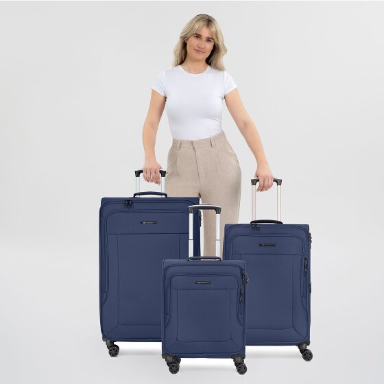 Franky Melbourne 3.0 4-wheel suitcase set, 3-piece, with stretch fold Franky Melbourne 3.0 4-wheel suitcase set, 3-piece, with stretch fold