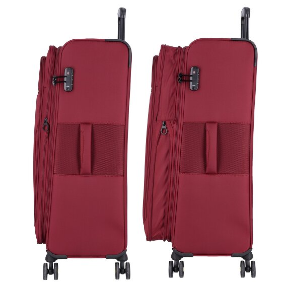 d&n Travel Line 9704 4 wheels Trolley L 78 cm with expansion pleat