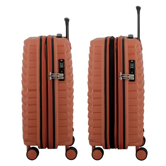 Jump Xwave 4 wheels Cabin trolley 55 cm with expansion pleat