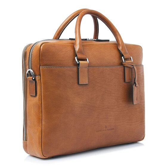 Castelijn & Beerens Rick Briefcase RFID protection Genuine Leather 40 cm Laptop compartment
