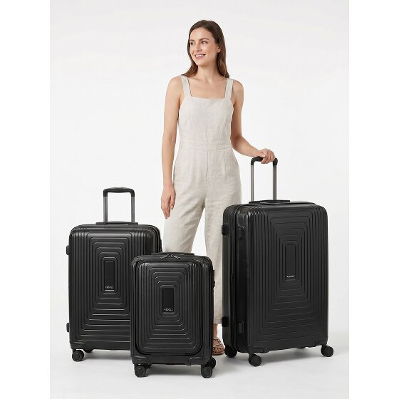 Redolz Essentials 14 4 wheels Suitcase set 3-piece Expandable