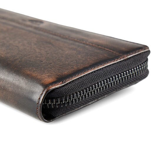 Greenburry Destressed Wallet RFID protection Leather 19 cm