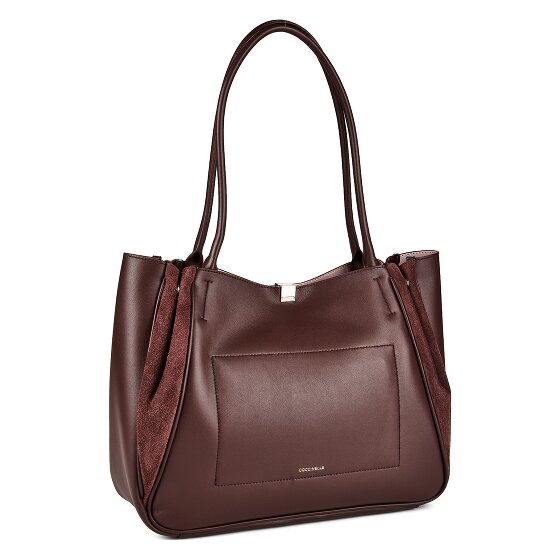 Coccinelle Pansy Shoulder Bag Genuine Leather 34 cm