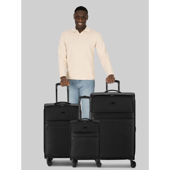 Bugatti Valencia Soft 4 wheels Suitcase set 3-piece Expandable