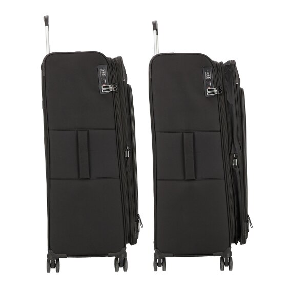 d&n Travel Line 9504 4 wheels Trolley L 76 cm with expansion pleat