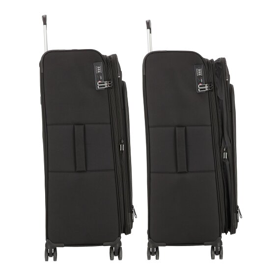 d&n Travel Line 9504 4 wheels Trolley L 76 cm with expansion pleat