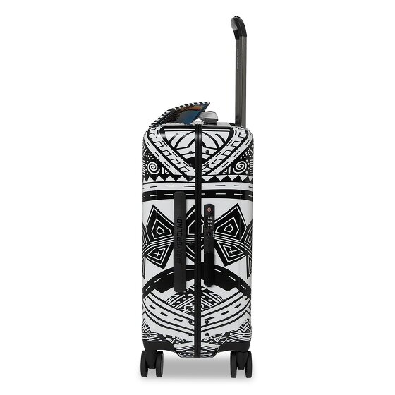 Sprayground Printed Zipper Shark AI Journey to the Mind 4 wheels Cabin trolley 55 cm