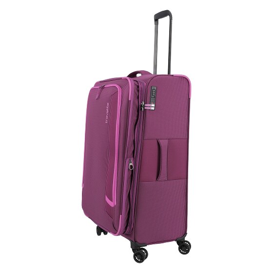 Travelite Corsiica 4 wheels Trolley L 77 cm with expansion pleat