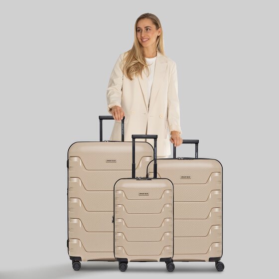 Smartbox Edition 01 4 wheels Suitcase set 3-piece with expansion pleat